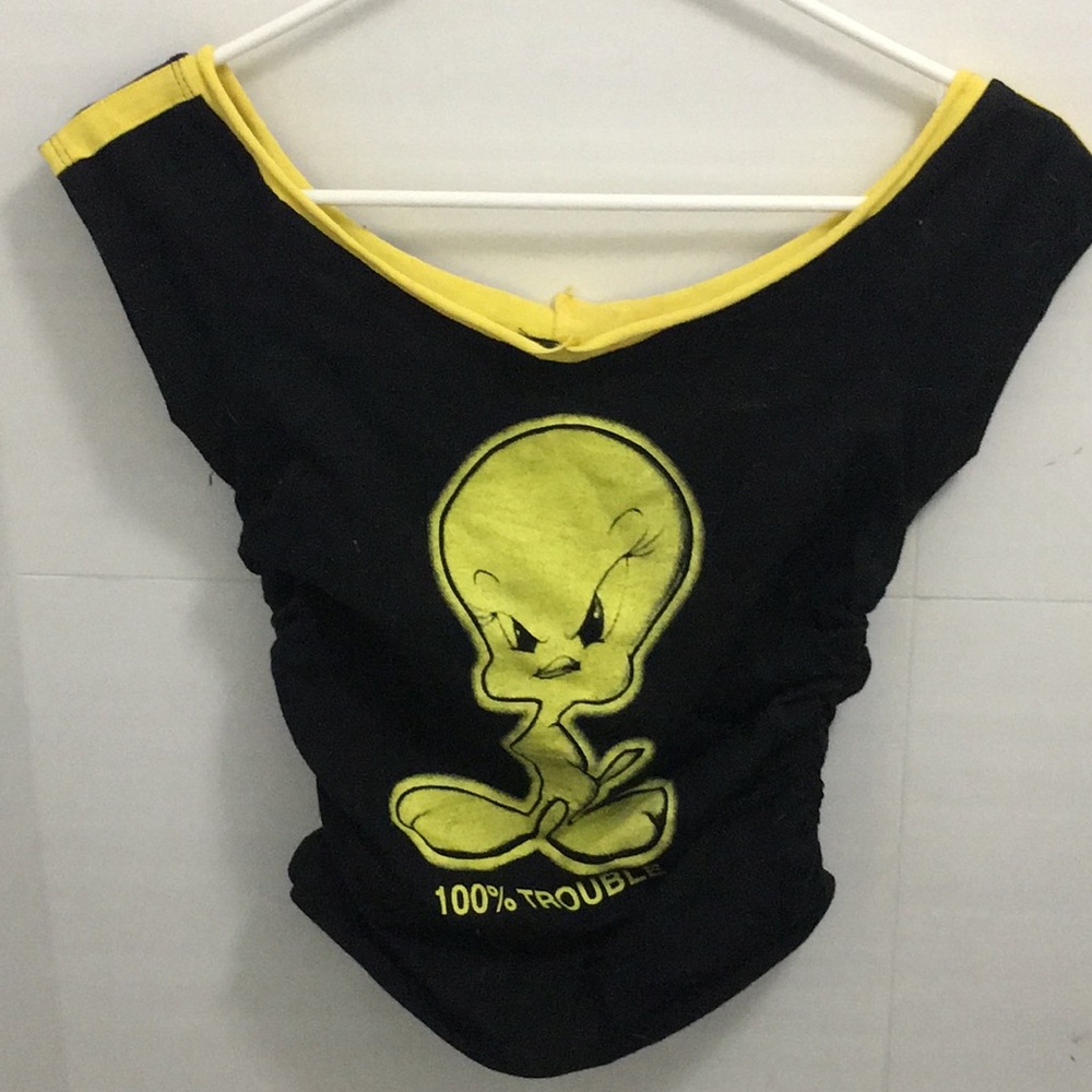 Cinched waist Tweety Top